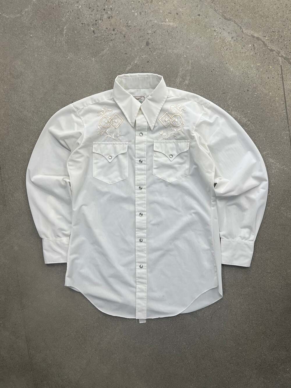 Vintage H Bar C California Ranchwear Pearl Snap Button-Up Shirt - L